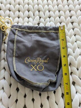 Crown Royal XO Silver Color Bag, lot of 5